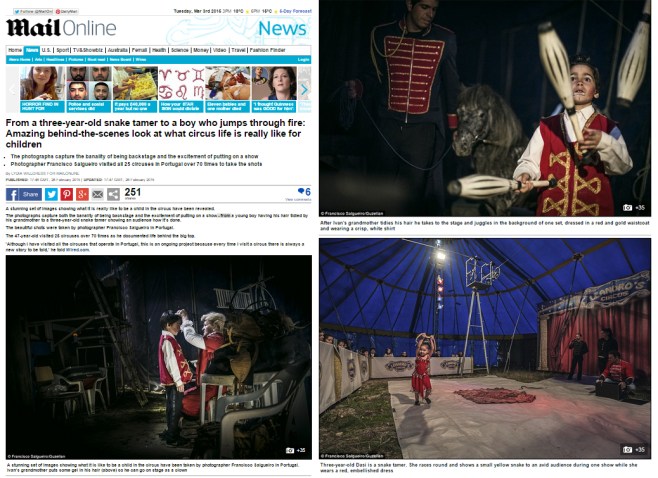 MailOnline (England)- 35 photos from the circus series