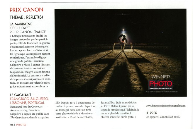 Winner - French Photo Magazine 